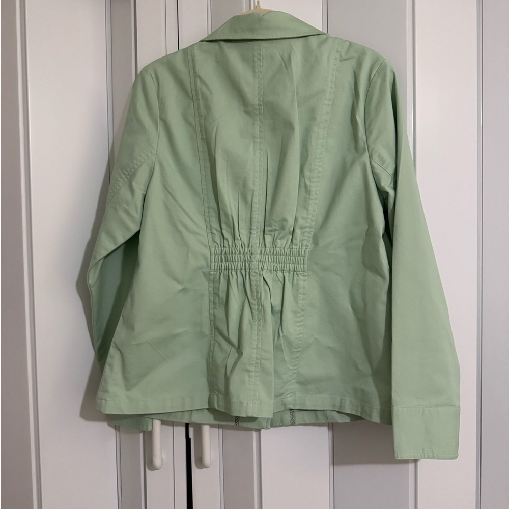 Joan Rivers Women's signature twill cinch back blazer - Picture 4 of 10
